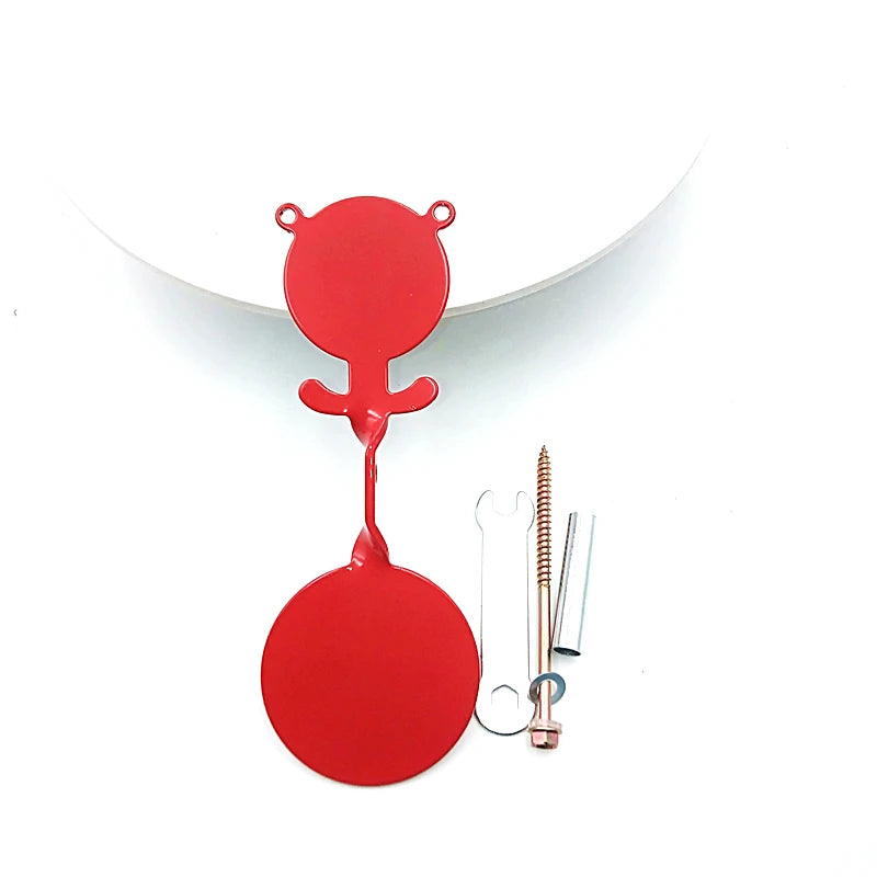 New 3mm Thick Bear Tree Hanging Target Slingshot Bow and Arrow Practice Target Is Portable and Resistant to Metal Shooting