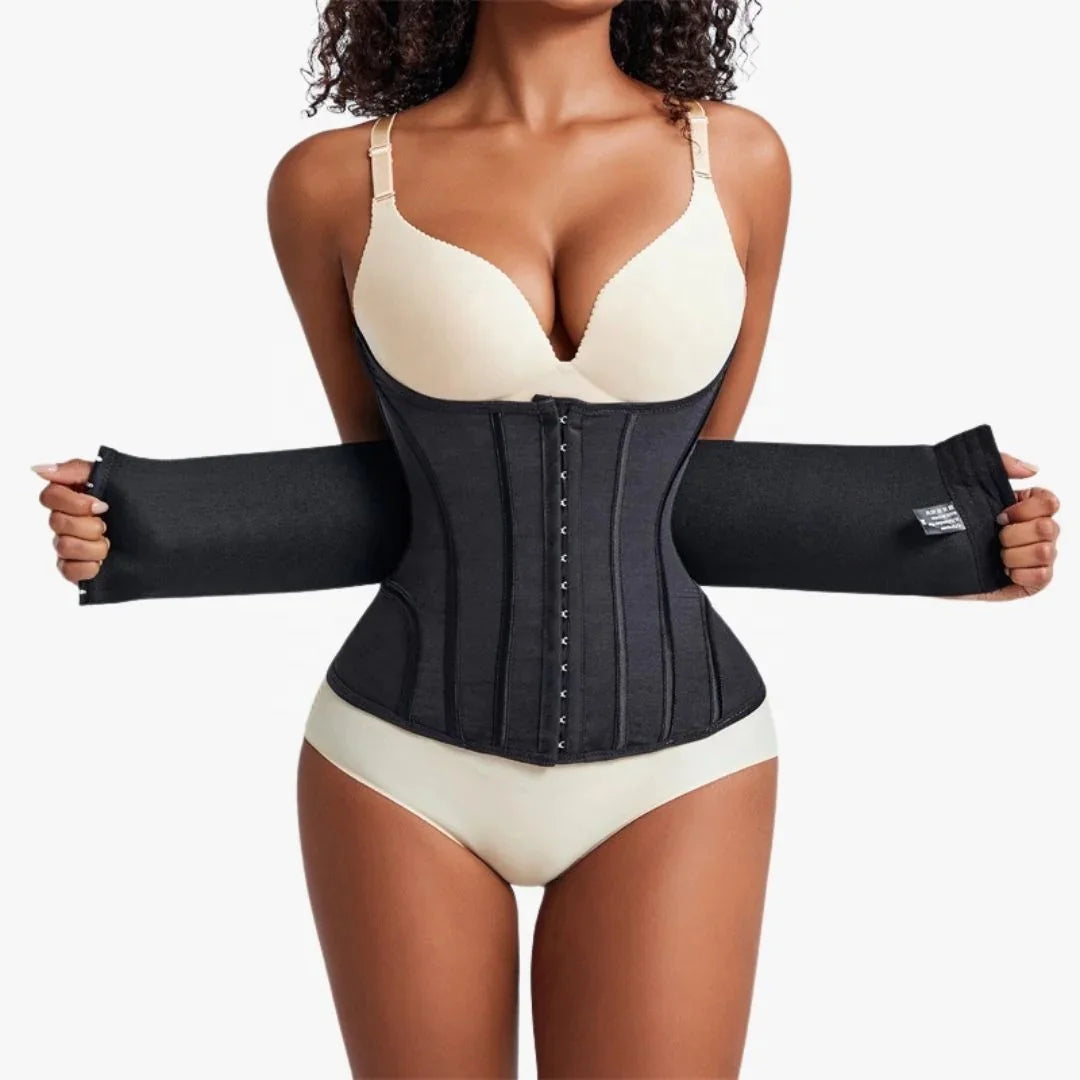 Women's Large Size Restraint Belt Waist Training Fitness Tight Fit Abdominal Band Slimming Waist Trainer Corset