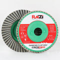 Raizi Tools - 4inch/100mm Diamond Electroplated Grinding Flap Disc Wheel for All Stone and Glass metal
