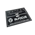 Black and White Folded Bag Topper Label Custom Header Packaging for Plastic Bag with Offset Paper and Cardboard