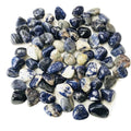 Wholesale High Polished Blue Sodalite Tumbled Stone Crystal Gravel Palm Stone healing