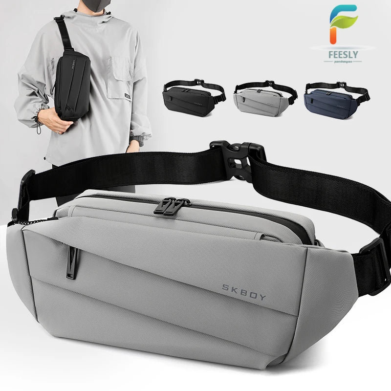 Chest Bag Men Shoulder Sling Bagpack Fashion Waterproof Nylon Travel Crossbody Sling Bags