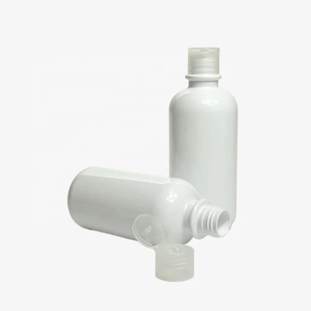 Soft Touch Transparent Boston PET Bottle 50/100/150/200/250/300/500ml Capacity Cylindrical Pump Spray Cap Liquid Shampoo Skin