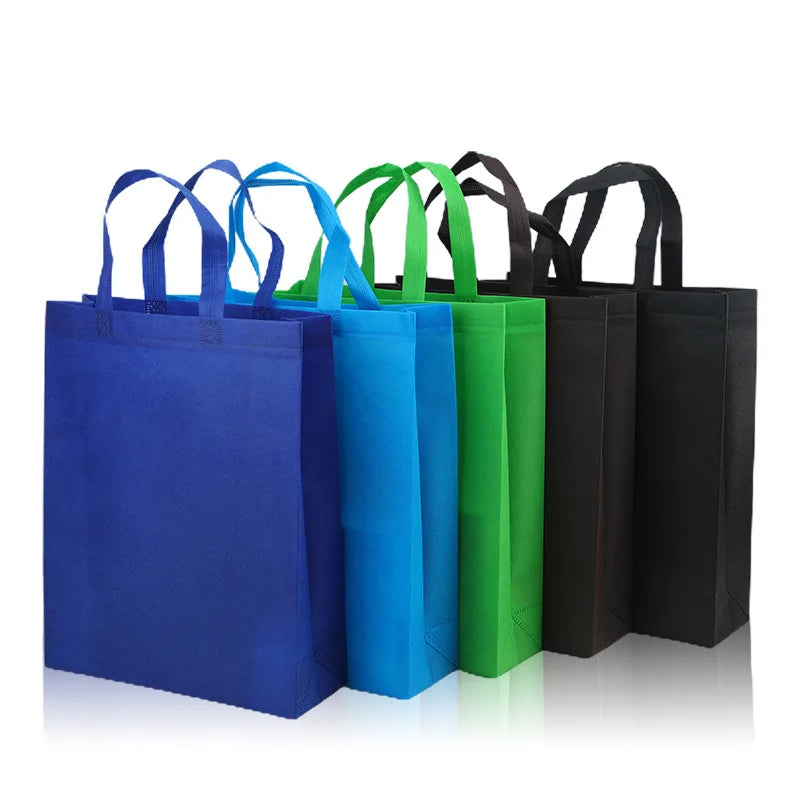 Custom Printed Recyclable Fabric Non-Woven Tote Bags Cheap Storage Solution with Personalized Logo