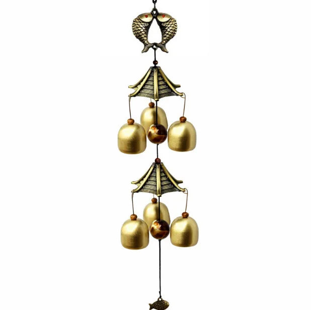 Animal Fengshui Brass Wind Chimes