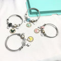 4 Colors butterfly Pendant Heart Beads Charm Women YF Brand Luxury Ladies Bracelets