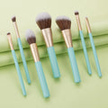 Custom Logo Wholesale Soft Synthetic Hair 7pcs Makeup Brushes Set Foundation Blending Face Powder Make up Brushes Set