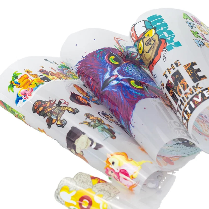 Material Heat Reflective Plastic Transfer Vinyl New Sublimation Printing Clothing PET High Film Hot Transfer Clothing Sticker
