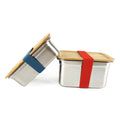 304 Stainless Steel Lunch Box Microwave Safe Lunch Containers Bento Box Tiffin Carrier Food Storage Container Bamboo Lunch Box
