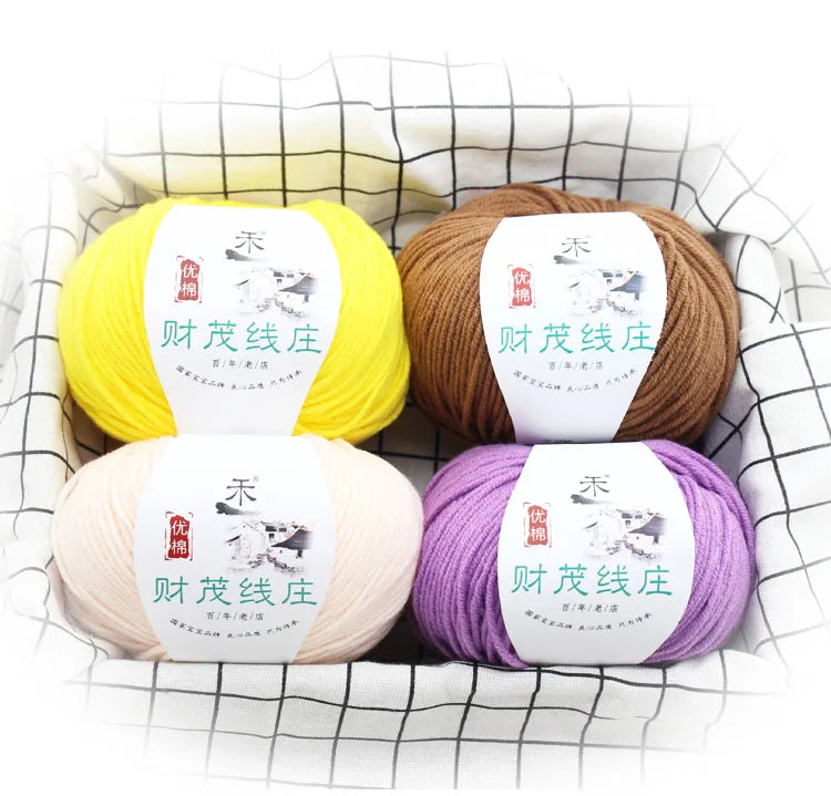 Acrylic Yarn Cheap 100% 4 Ply Acrylic Crochet Yarn for Hand Knitting Diy Stock