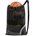 Beach Swim Bag Mesh Foldable for Swimmer Pool Net Bag for Gear Beach Gym Ball