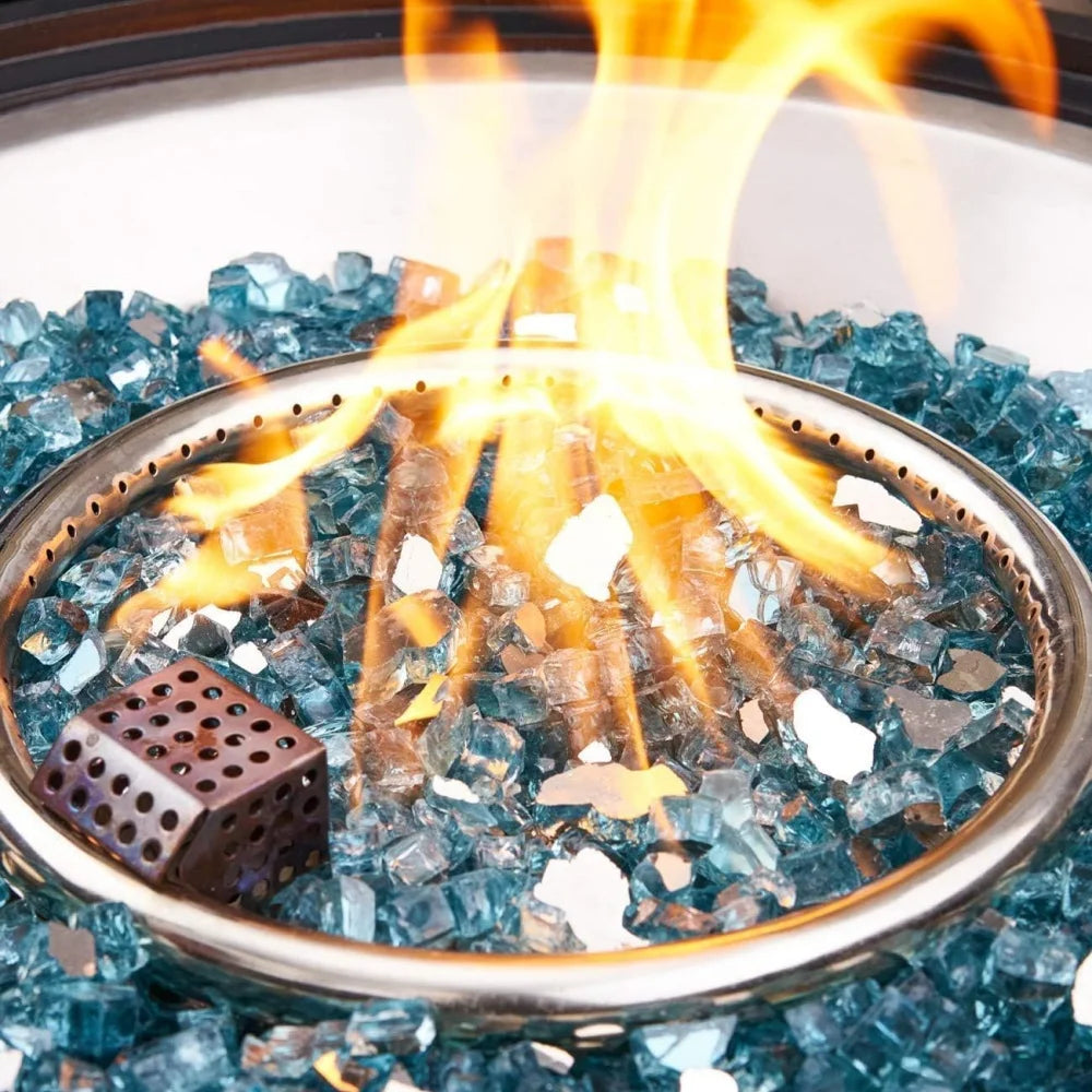 1/2" High Quality Reflective Fire Glass Tempered Crushed Glass Rocks Eco-Friendly Modern Design Outdoor Kitchen Entry Fire