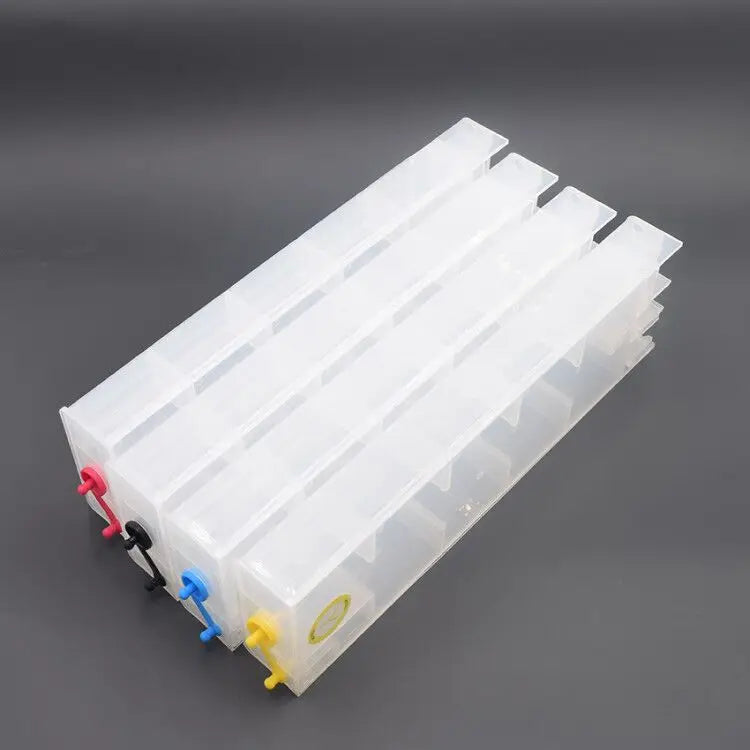 For Epson WorkForce Pro WF-C5290/WF-C5790/WF-C5210/WF-C5710 Chip less Printer 450ML Refillable Ink Cartridge Printer Supplies