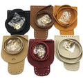 PU Leather Bag Bottom Making Kits DIY Knitting Crochet Bags with Holes Snap Hook Clasps for Handbag DIY Purses Shoulder Bag