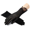 Elegance Woman Touch Screen Thin Breathable Lace Summer Sunscreen Gloves