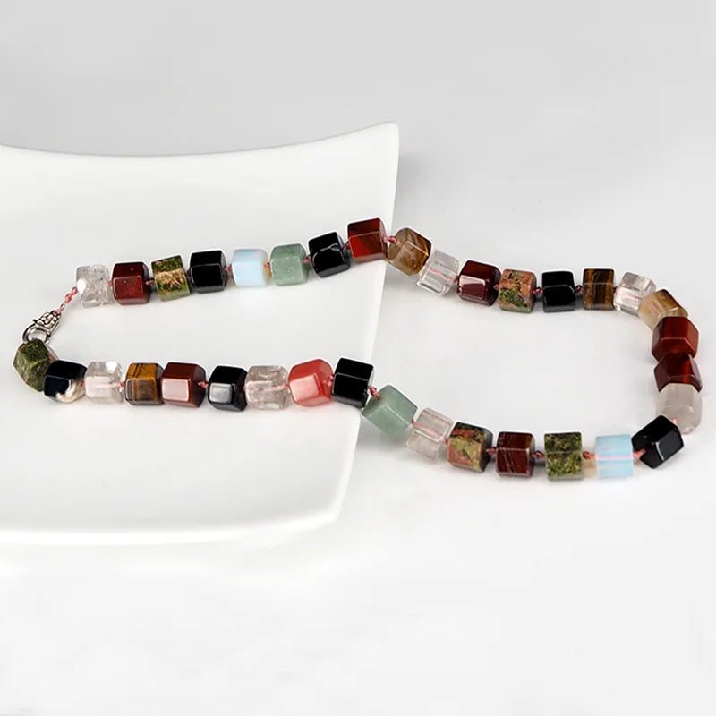 DIY Gems Hot Sale Creative Handmade Cheap Colorful Bead Stone Bracelet for Ladies Healing Crystal Charm Jewelry