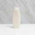 Flip Cap Empty Shower Gel Shampoo Bottle Plastic Light Yellow HDPE Liquid Soap Hot Stamping Easy Open End Skin Care Packaging