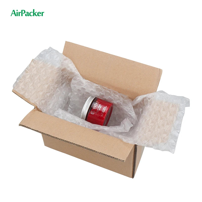 Free Machine Gift Customized logo Transport Inflatable Bags Gourd air Cushion Bubble Film Packing Material Protective Packaging