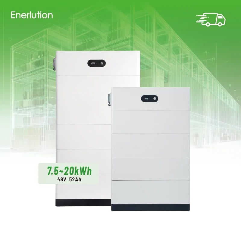 Eu Stock Stackable Battery 10kwh Energy Storage Battery for Home 15 kWh Solar Lithium Ion Battery 10 kWh 20 kWh 30 kWh LiFePO4