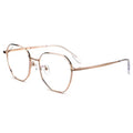 T81825 China Wholesale Custom Rose Gold Titanium Eye Glasses Frames