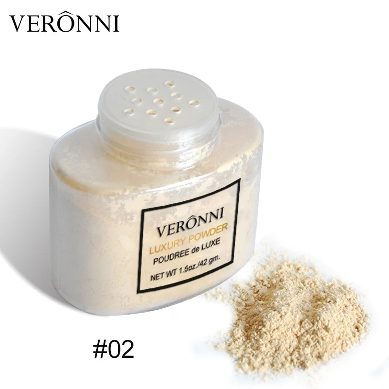 Waterproof 6 Color Makeup Loose Powder Translucent Setting Powder Makeup Setting Loose Powder
