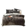 IDOTEX Luxury Duvet Cover Sets Queen Bed Covers Size New Style Fluffy Printed Comforter Plush Bedding Set