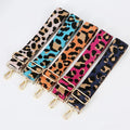 Wholesale Leopard Design Bag Accessories Parts Replacement Belts Nylon Handle Woven Shoulder Bag Straps Adjustable for Bags