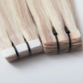 Salon Quality Raw Vietnamese Cuticle Aligned Hair Machine PU Invisible Adhesive Tape in Hair Extension Straight for Wholesale