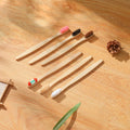 Manufacturer Eco-Biodegradable Organic Charcoal Soft Reusable Customized Logo Bulk Eco-Friendly  Toothbrush for Hotel