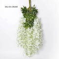 Wholesale Wisteria Hanging Flowers Silk Wisteria Flowers Artificial Home Wedding Best Selling White Wisteria Flowers