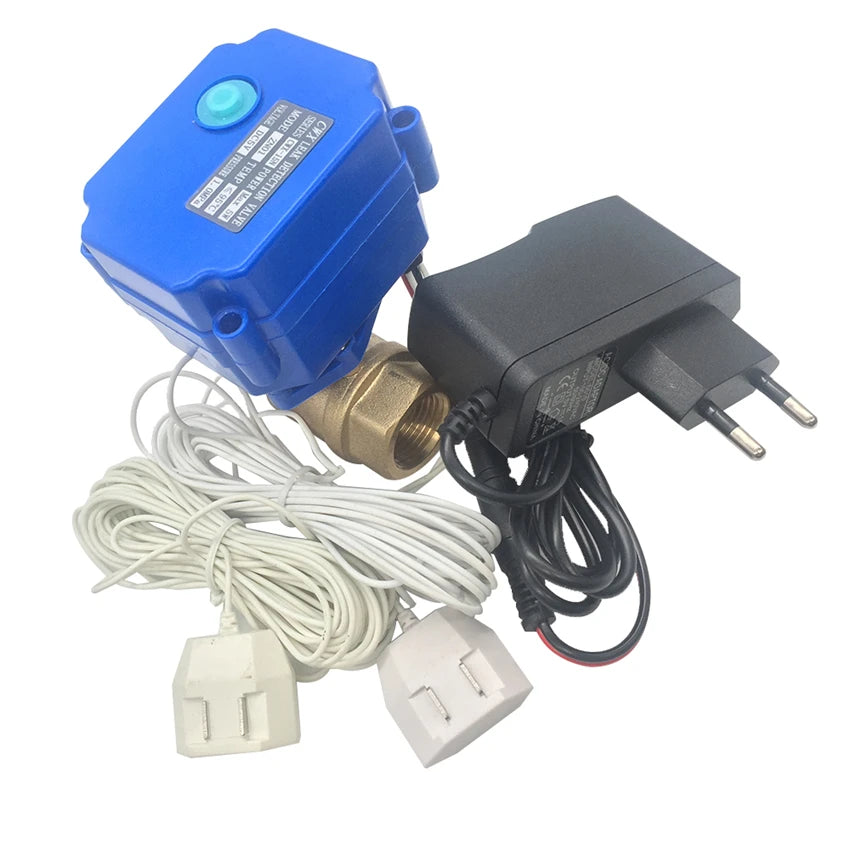 Dn15 Dn20 Brass Ss304 CWX-15N Smart Water Leak Detector Shut off Valve