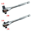 YUHANG 72 Tooth 2-in-1 Ratchet Double Drive 1/2*3/8 or 3/8*1/4 Inch Carbon Steel DIY Tool OEM Customizable
