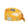 100% Cotton Head Cover Working Caps Unisex Scrub Cap Bouffant Hats with Buttons for Women
