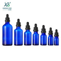 Factory Wholesale 5ml 10ml 30ml Blue Glass Essential Oil Bottles for Craft Cosmetics Mascara Facial Cleanser & Eye Drops