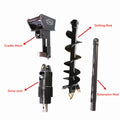 Auger for Mini Excavator Hydraulic Well Auger Attachment Post Hole Drill Earth Auger for Excavator