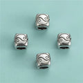 Diy Thai Silver Style Gossip Tai Chi Charms Yin Yang Spacer Beads Jewelry Accessories Wholesale
