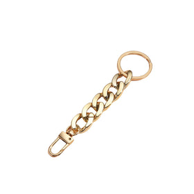 Macaron Color Handmade rainbow Key Ring for Women Girs Handbag Pendant Accessories Acrylic Plastic Link Chain Charms Keychain