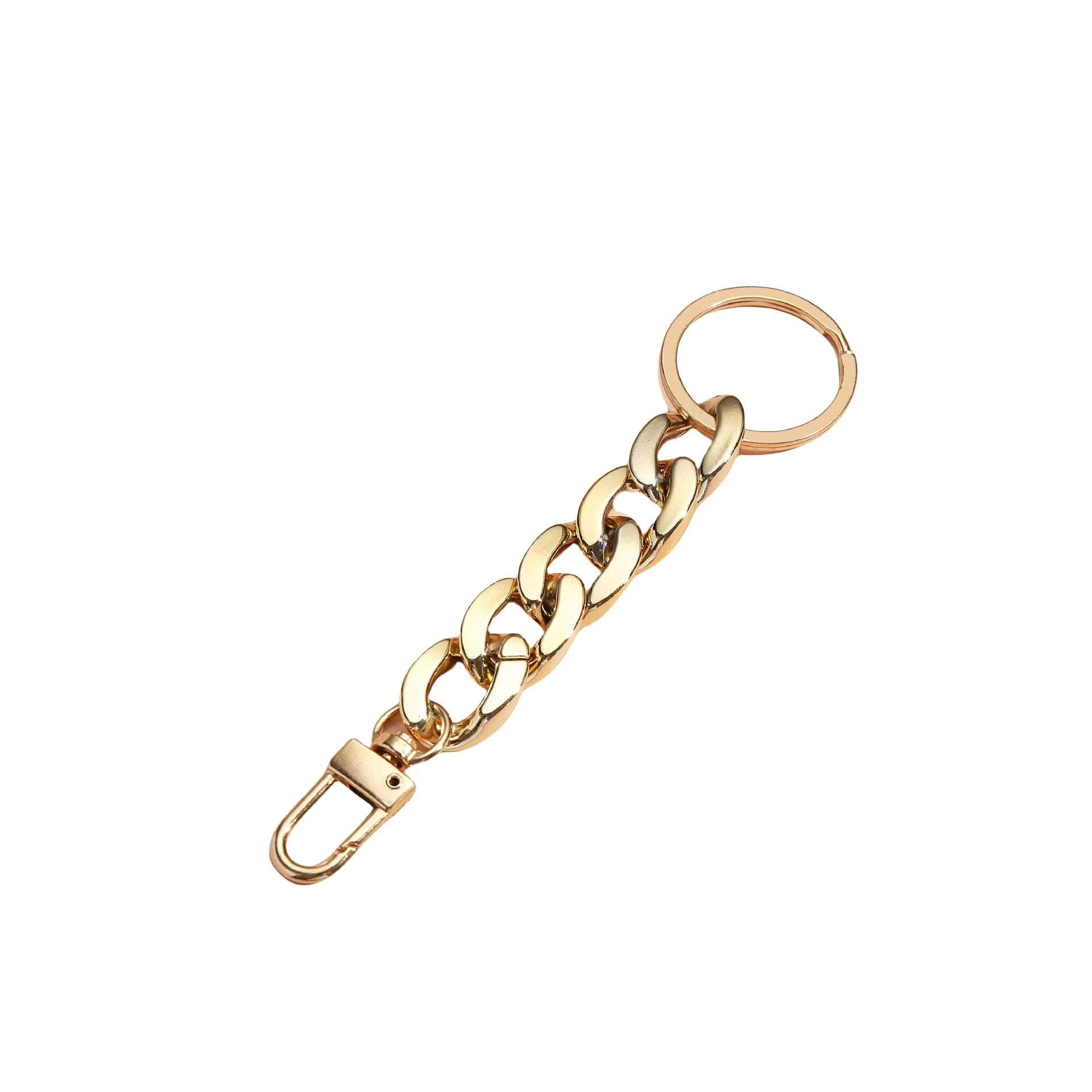 Macaron Color Handmade rainbow Key Ring for Women Girs Handbag Pendant Accessories Acrylic Plastic Link Chain Charms Keychain