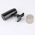Customs logo Luxury Mousse Bottle 100ml 120ml 150ml 200ml Black Foaming Pump Bottle Large Mouth Smooth Cosmetic Package