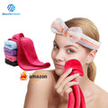 Best Sale 100% Microfiber Makeup Remover Towel Eco-friendly and Cute Black Design Woven Technics for Sensitive Acne Prone Skin