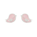 REETI 925 Sterling Silver Pink Birds Earrings for Women 2021 New Trend Personality Lady Fashion Jewelry