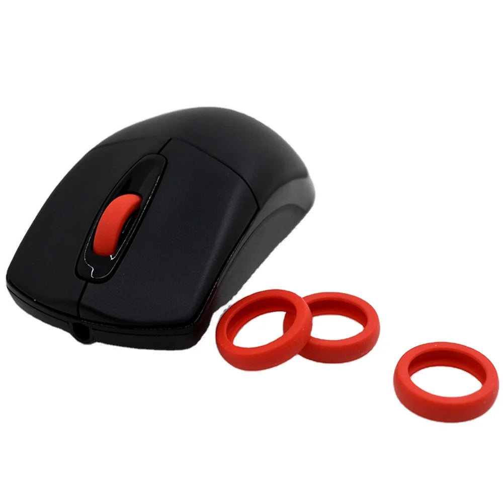 Silicone Mouse Wheel Sealing Ring with Ergonomic Design for Computer-Customized Color & Health & Safe