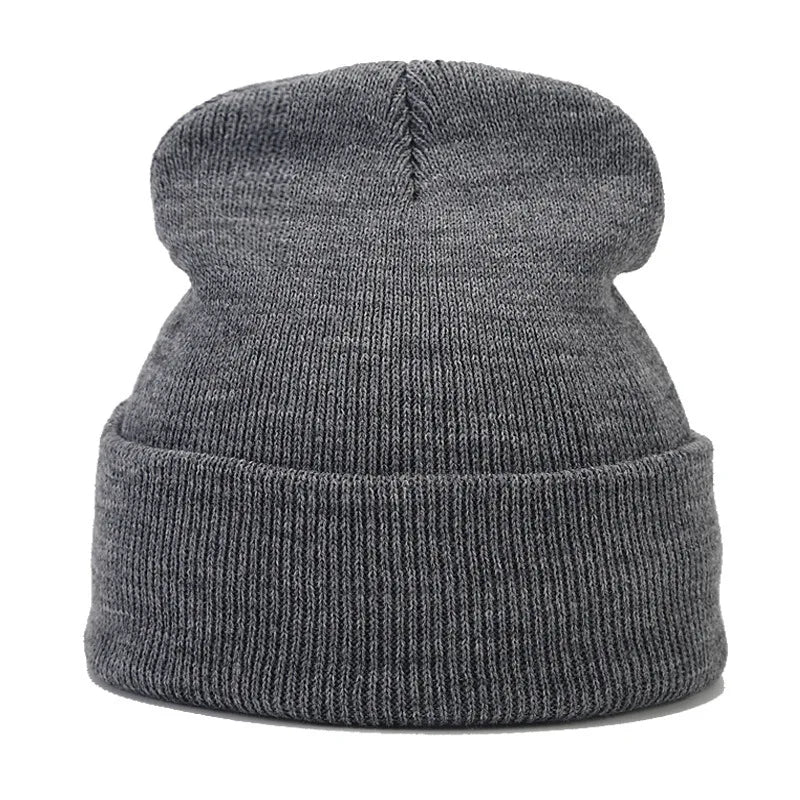 Hot Sale Custom Knit Acrylic Winter Beanie Hats with 3D Embroidery Plaid & Character Designs for Beach Use