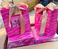 Custom Logo Luxury Black Glossy Shopping Paper Bag Wholesale Printed Retail Gift Craft Jewelry Cosmetic Packaging Paper Bags
