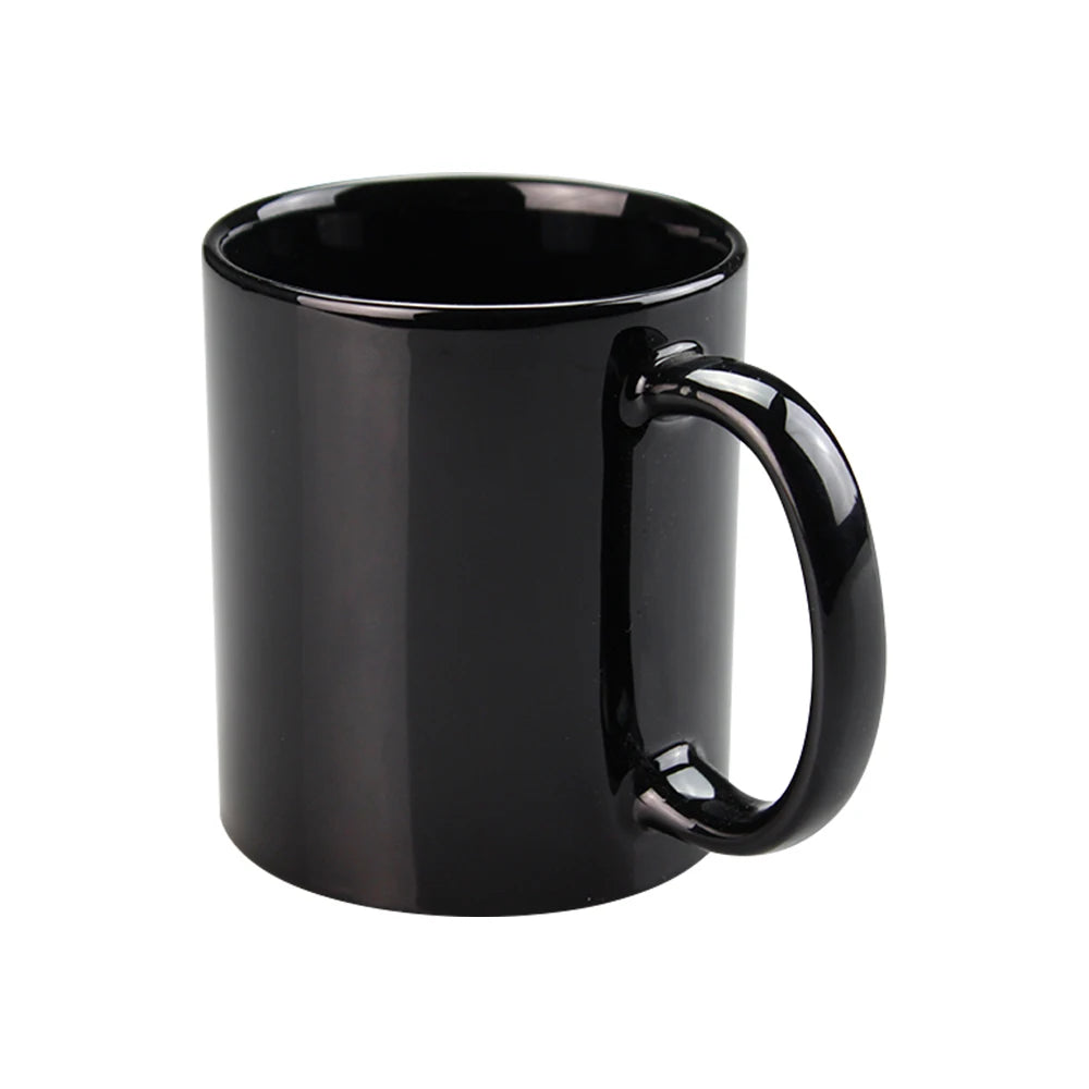 Wholesale Colorful 11oz Sublimation Black  Ceramic Mug Custom Logo Mugs for Sublimation Heat Press Machine