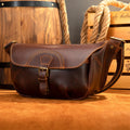 MARRANT Crazy Horse Genuine Leather Chest Bags Travel Hiking Daypack Leather Men Crossbody Shoulder Sling Bag Chest Bag for Men