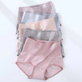 HD030 Wholesale New 100% Cotton High Cut Low-Rise Knitted Everyday Safety Pants Underwear for Women Plus Size ODM Supply
