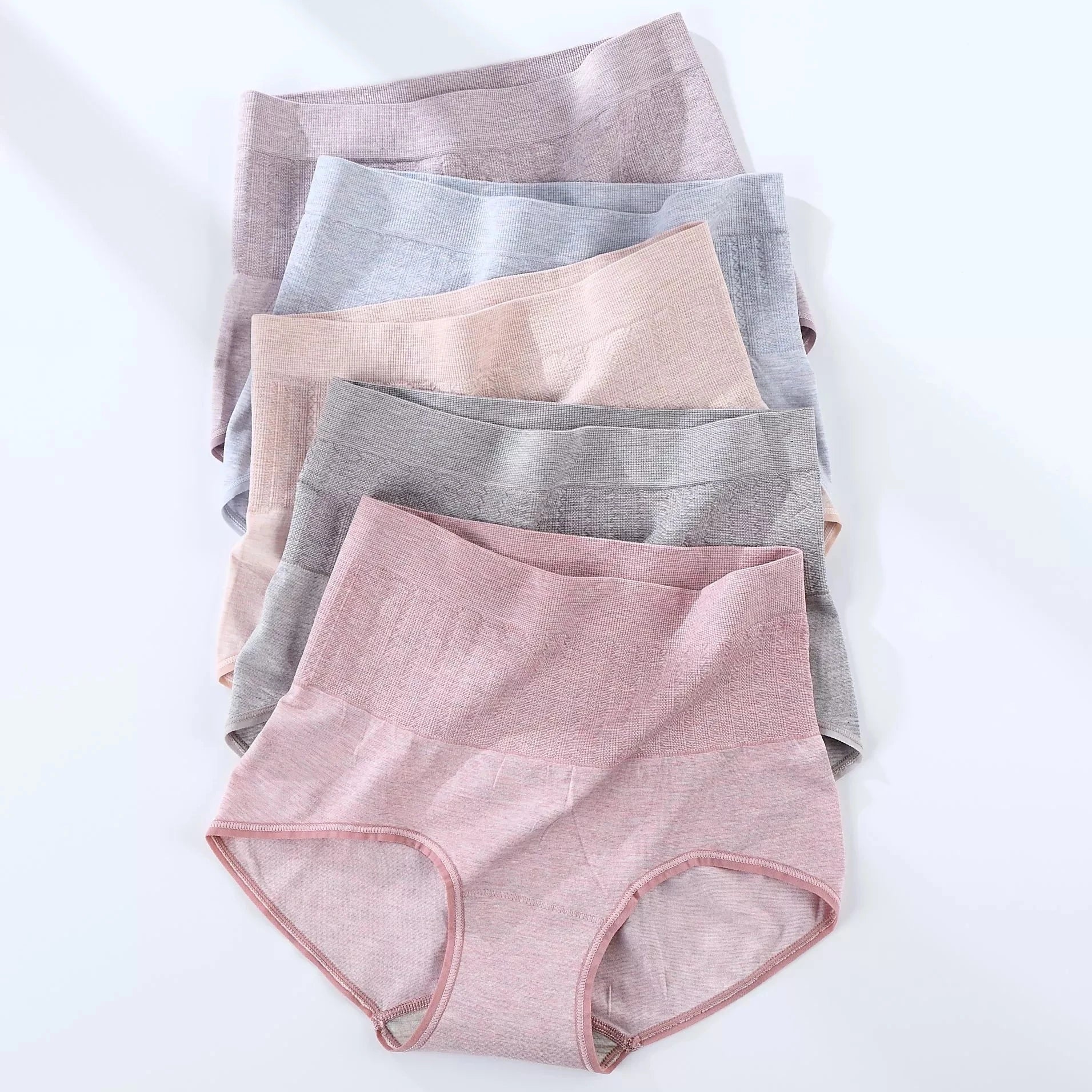 HD030 Wholesale New 100% Cotton High Cut Low-Rise Knitted Everyday Safety Pants Underwear for Women Plus Size ODM Supply