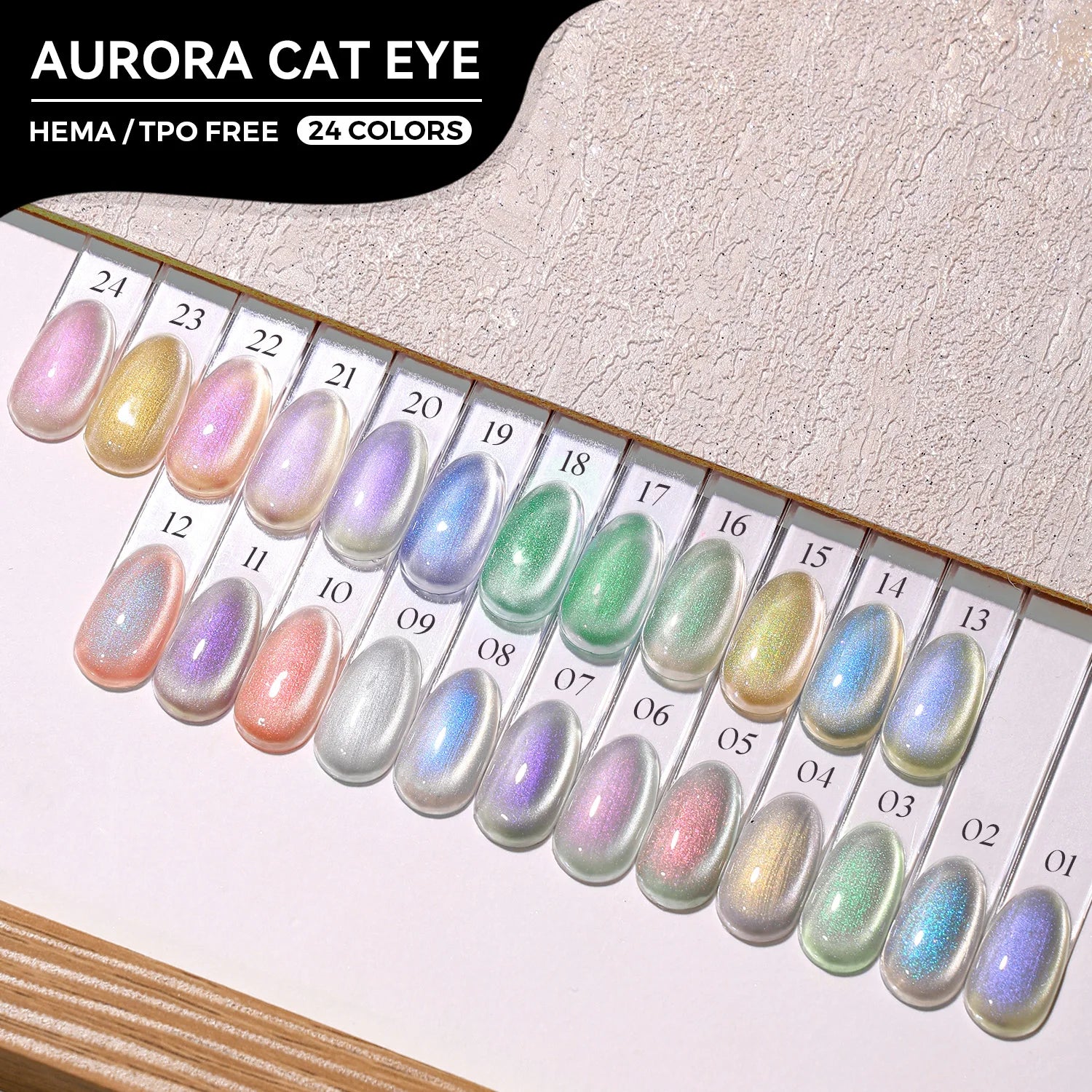 JTING Aurora Shell Cat Eye Gel Polish 24colors Hema Free Tpo Free OEM ODM Cat Eye Gel Nail Polish Private Label Free Custom