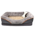 OEM Custom Luxury Orthopedic Dog Bed Removable Washable Cover Soft Cooling Pet Sofa Bed for Large Dogs Waterproof Dog Beds